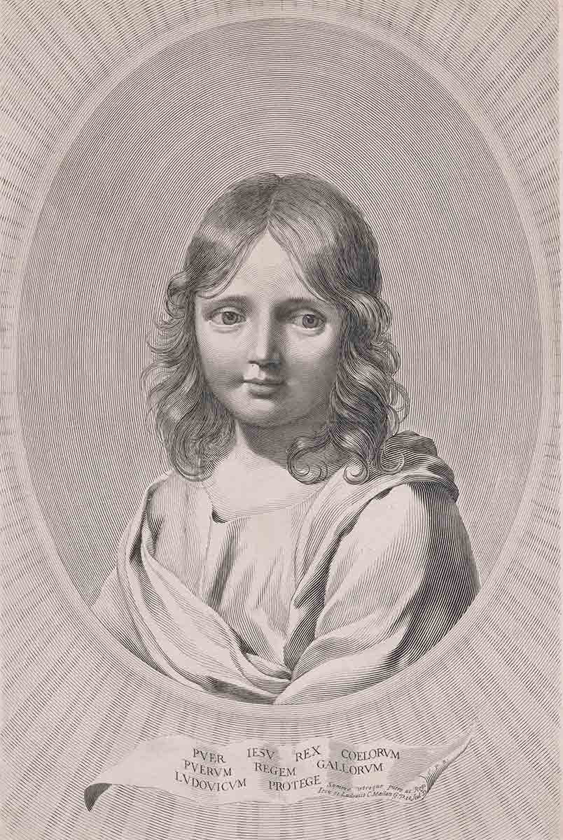 mellan jesus childhood etching