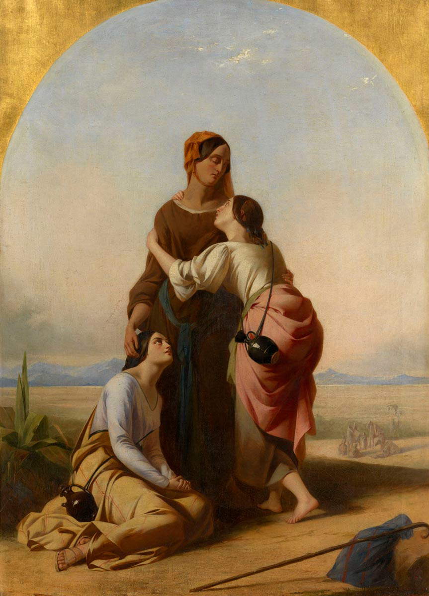 naomi with daughters in law book of ruth