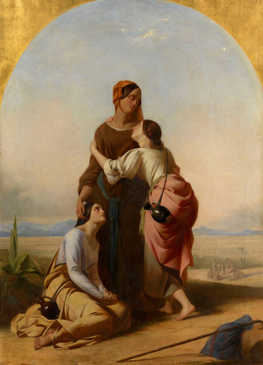 naomi with daughters in law book of ruth