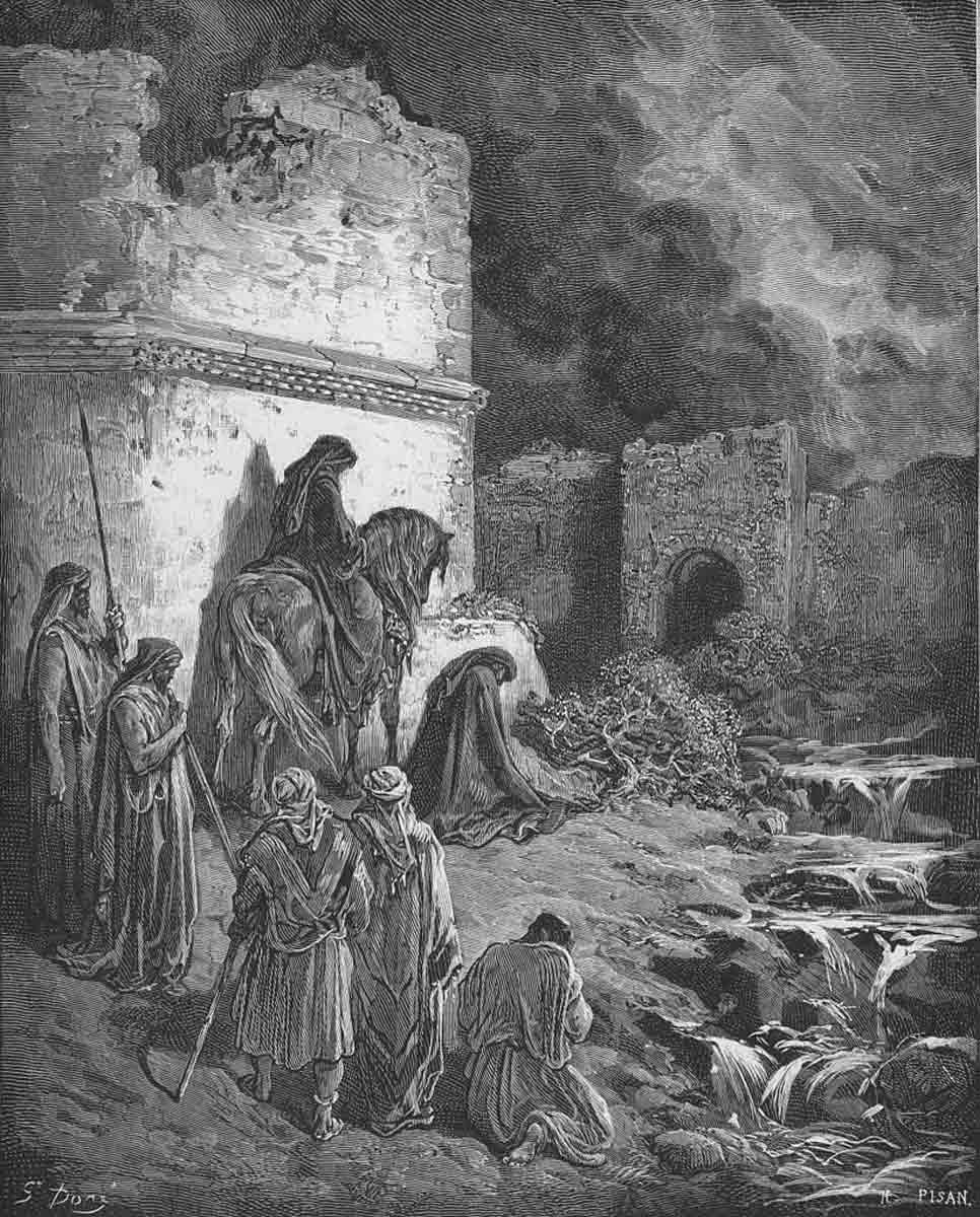 nehemiah views ruins dore