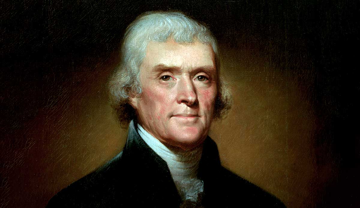 official presidential portrait jefferson peale