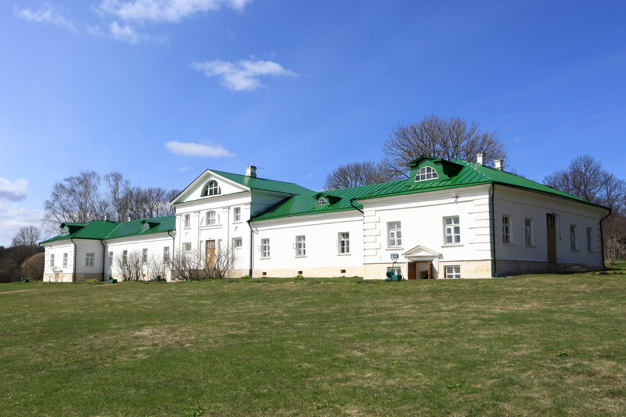 Old homestead in park