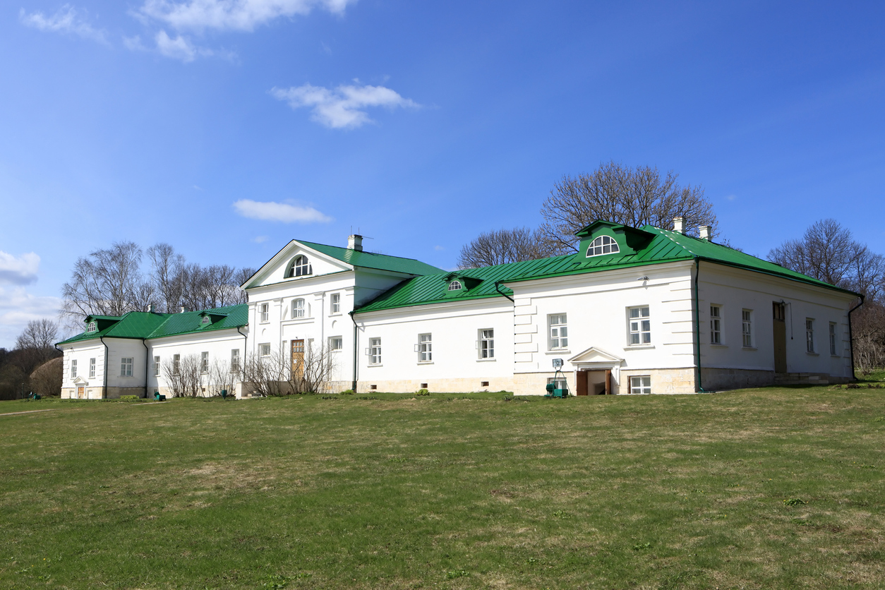 Old homestead in park