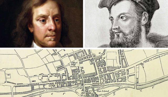 Cromwell, O'Neill, and Clonmel city map