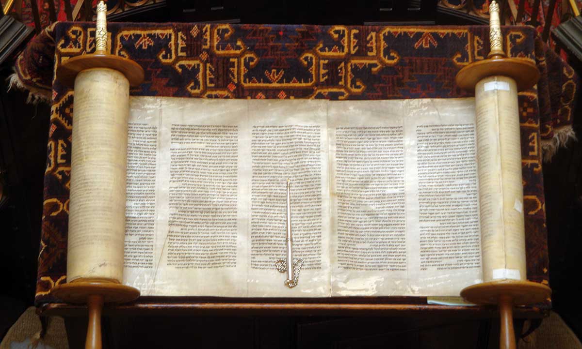 open torah scroll
