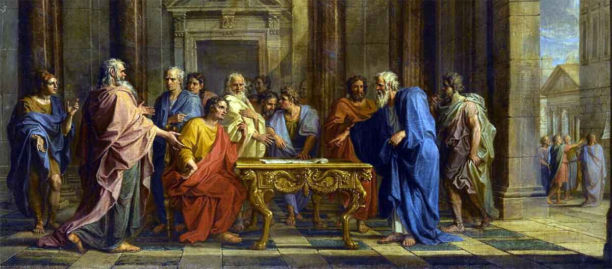 painting solon defending laws