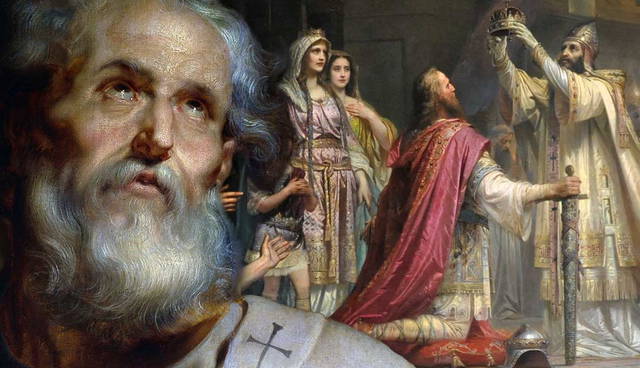 Saint Peter by Peter Paul Rubens and The Coronation of Charlemagne