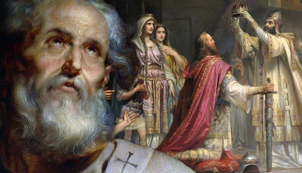 Saint Peter by Peter Paul Rubens and The Coronation of Charlemagne