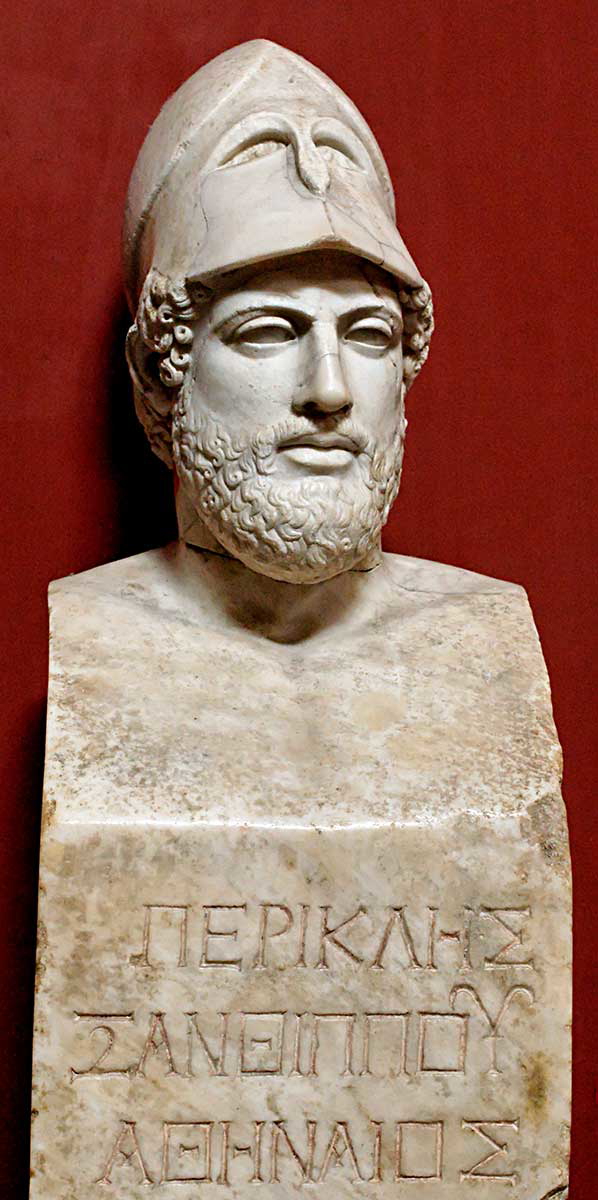 pericles xanthippus athenian bust