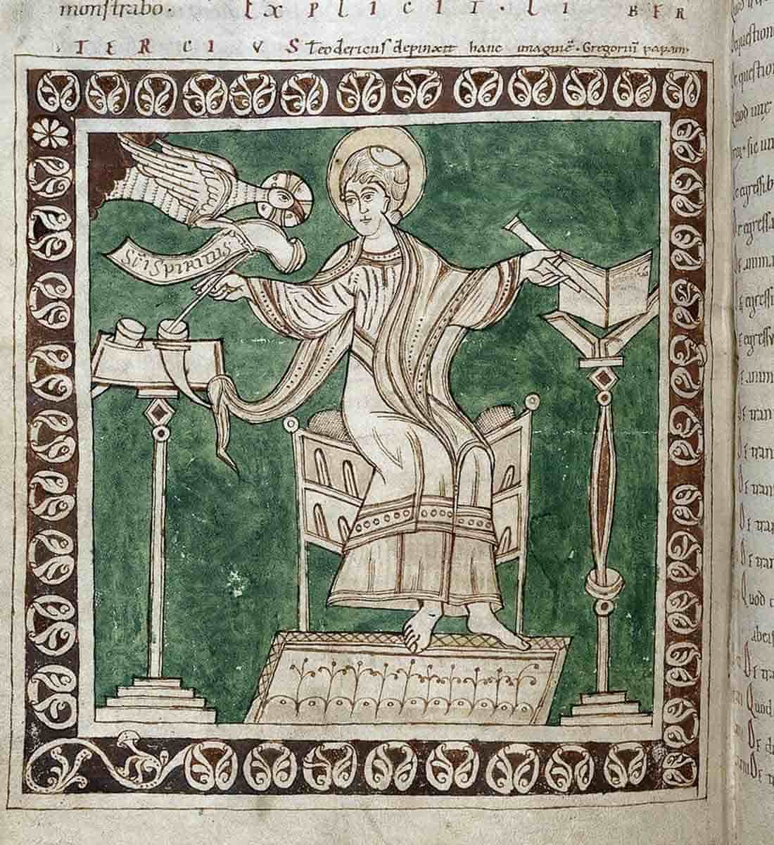 pope gregory the great miniature