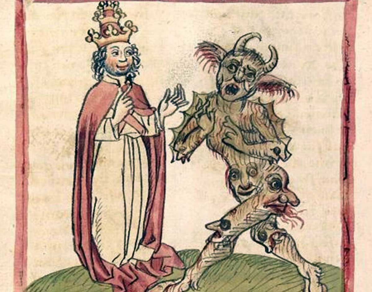 pope sylvester ii and devil