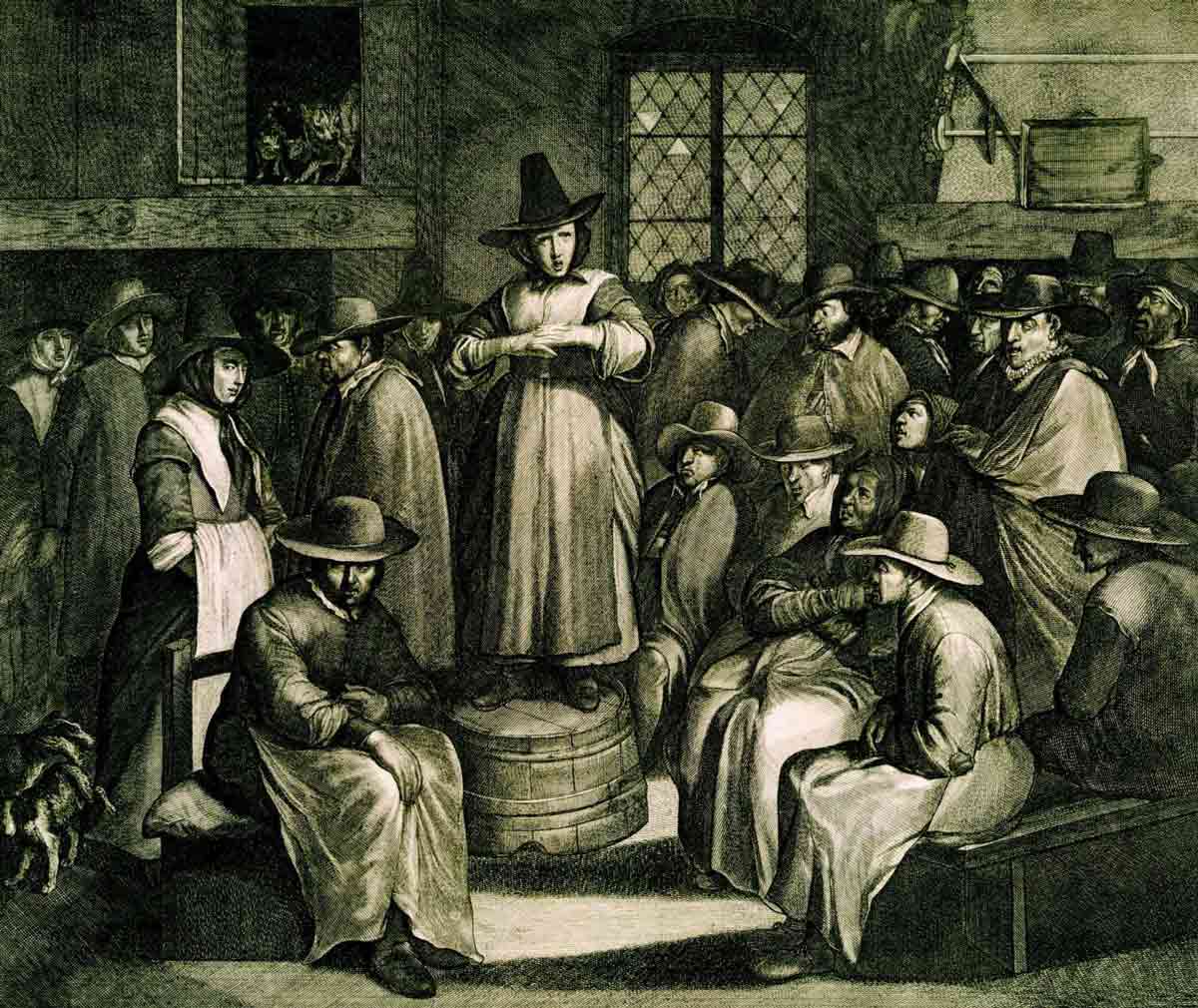 quaker meeting print