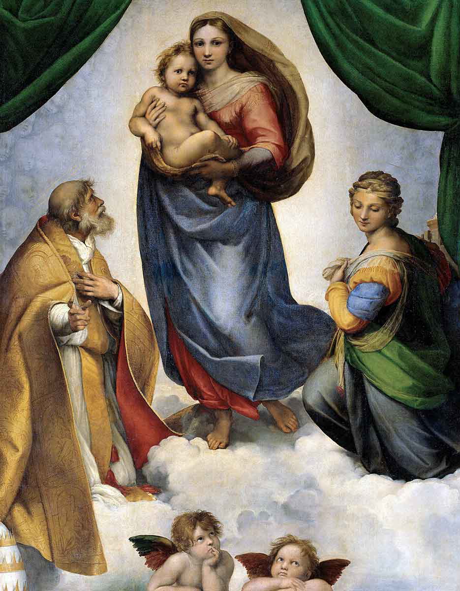 raphael sistine madonna painting