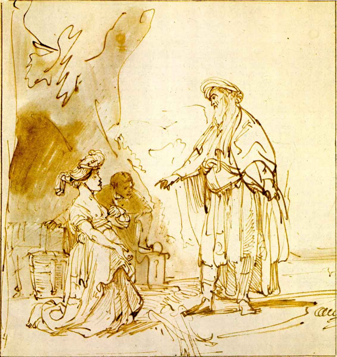 rembrandt boas ruth sketch