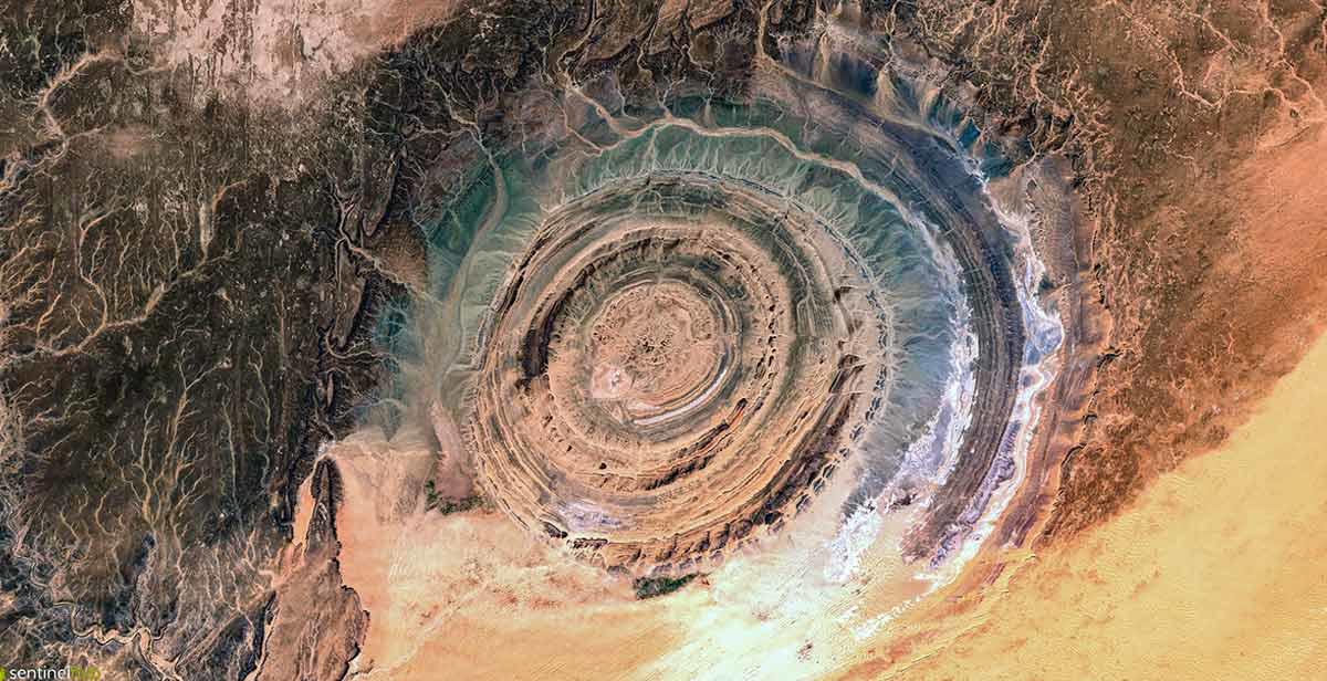 richat structure mountains rivers cc by 2.0