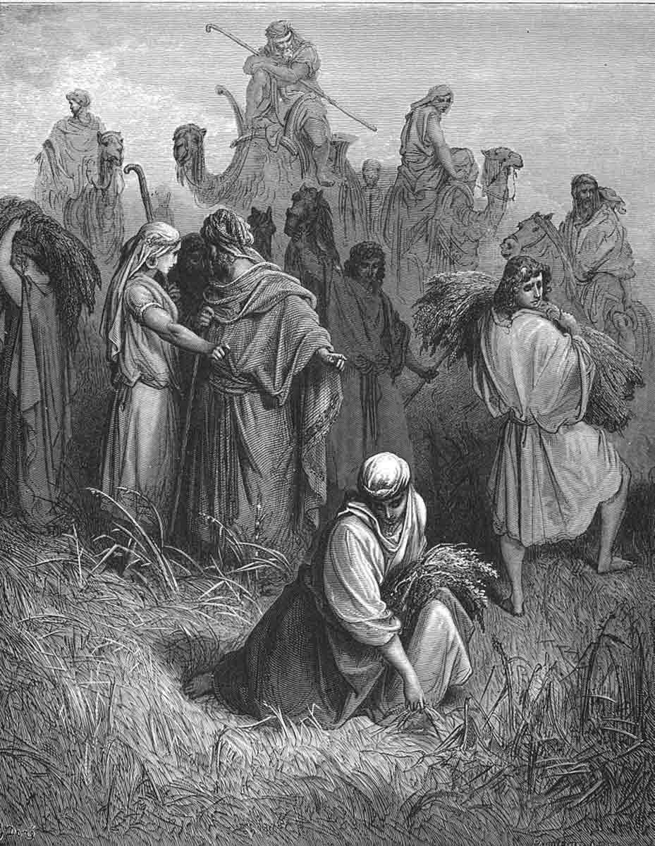 ruth and boaz gustave dore
