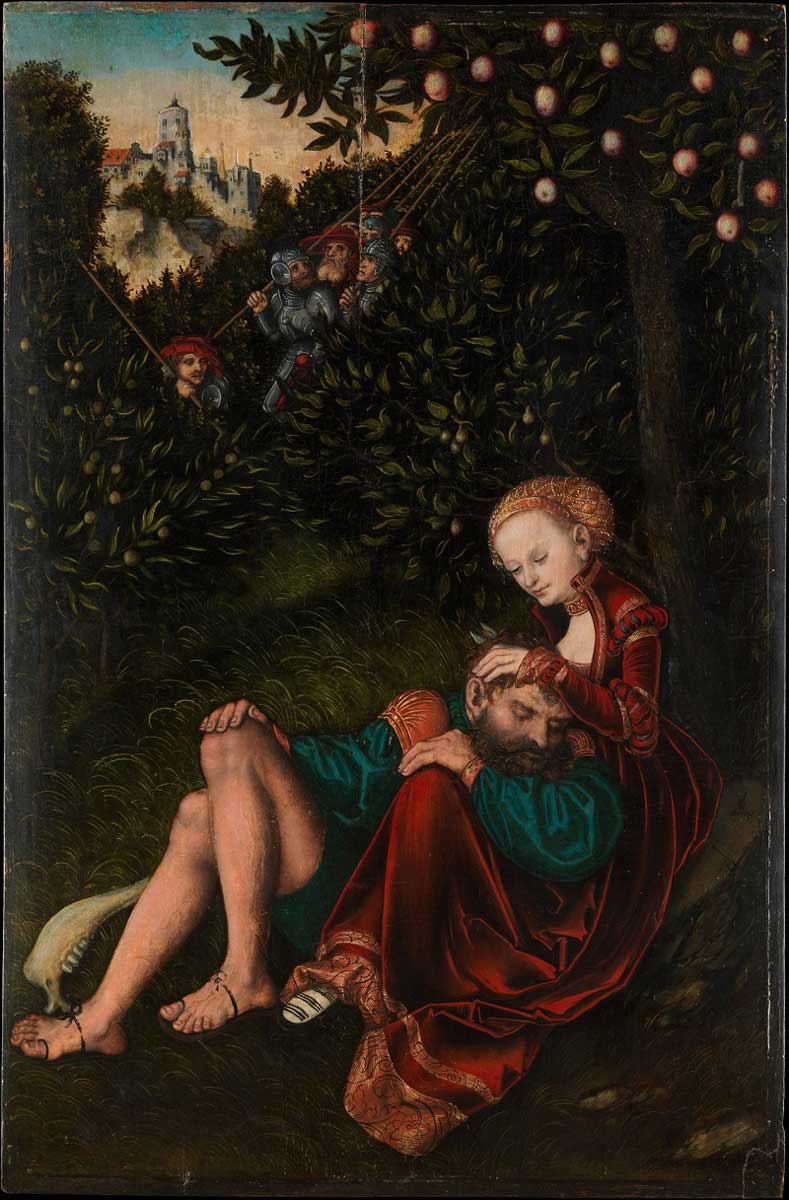 samson and delilah cranach book of judges