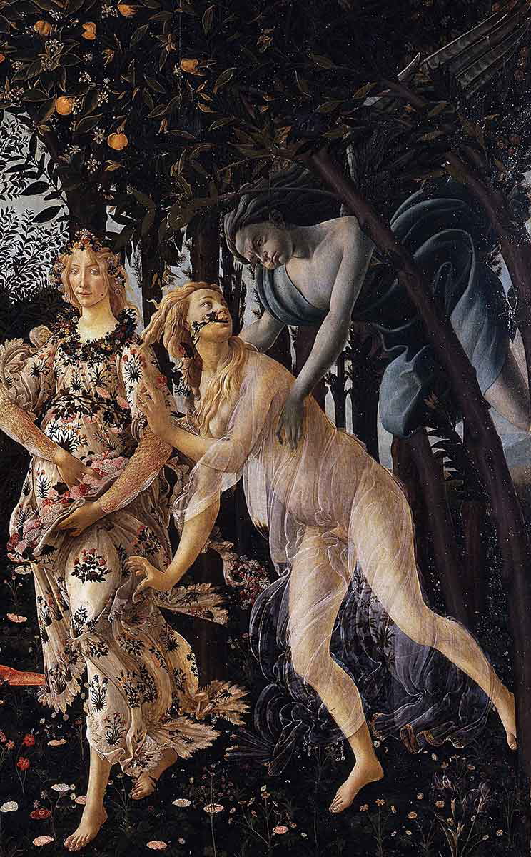 sandro botticelli primavera flora chloris zephyrus painting.jpg