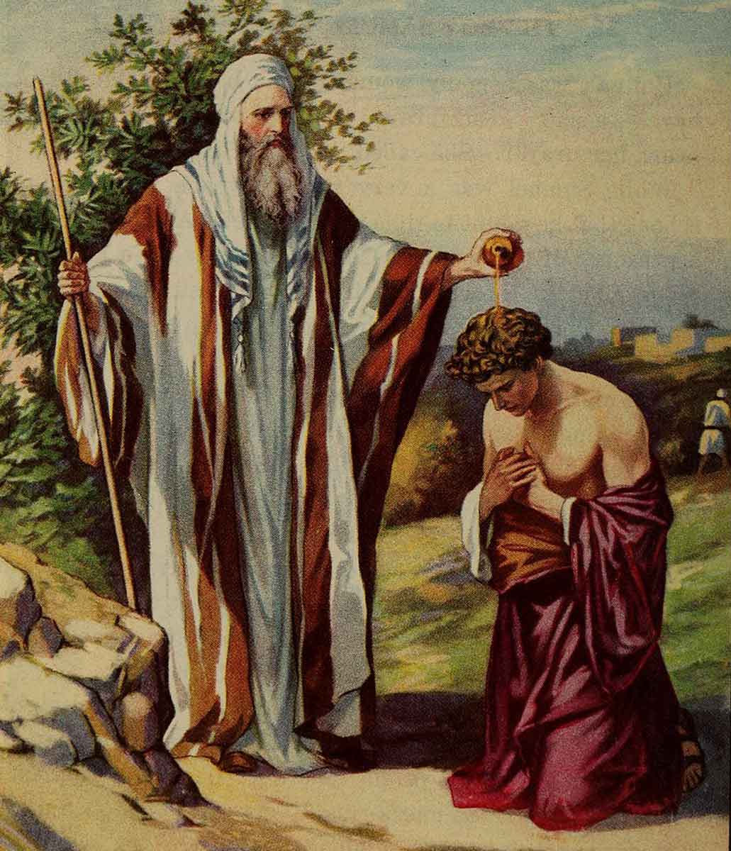 saul anoints samuel