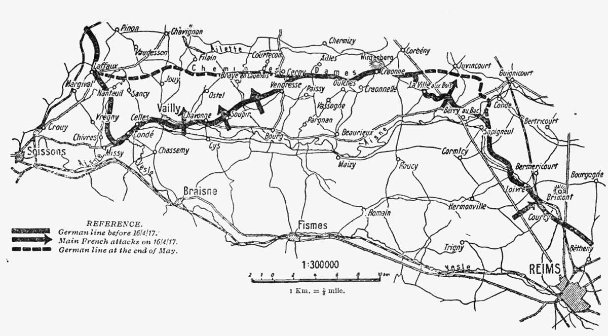 second battle aisne 1917