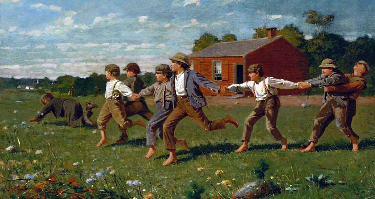 snap the whip 1872 winslow homer metropolitan