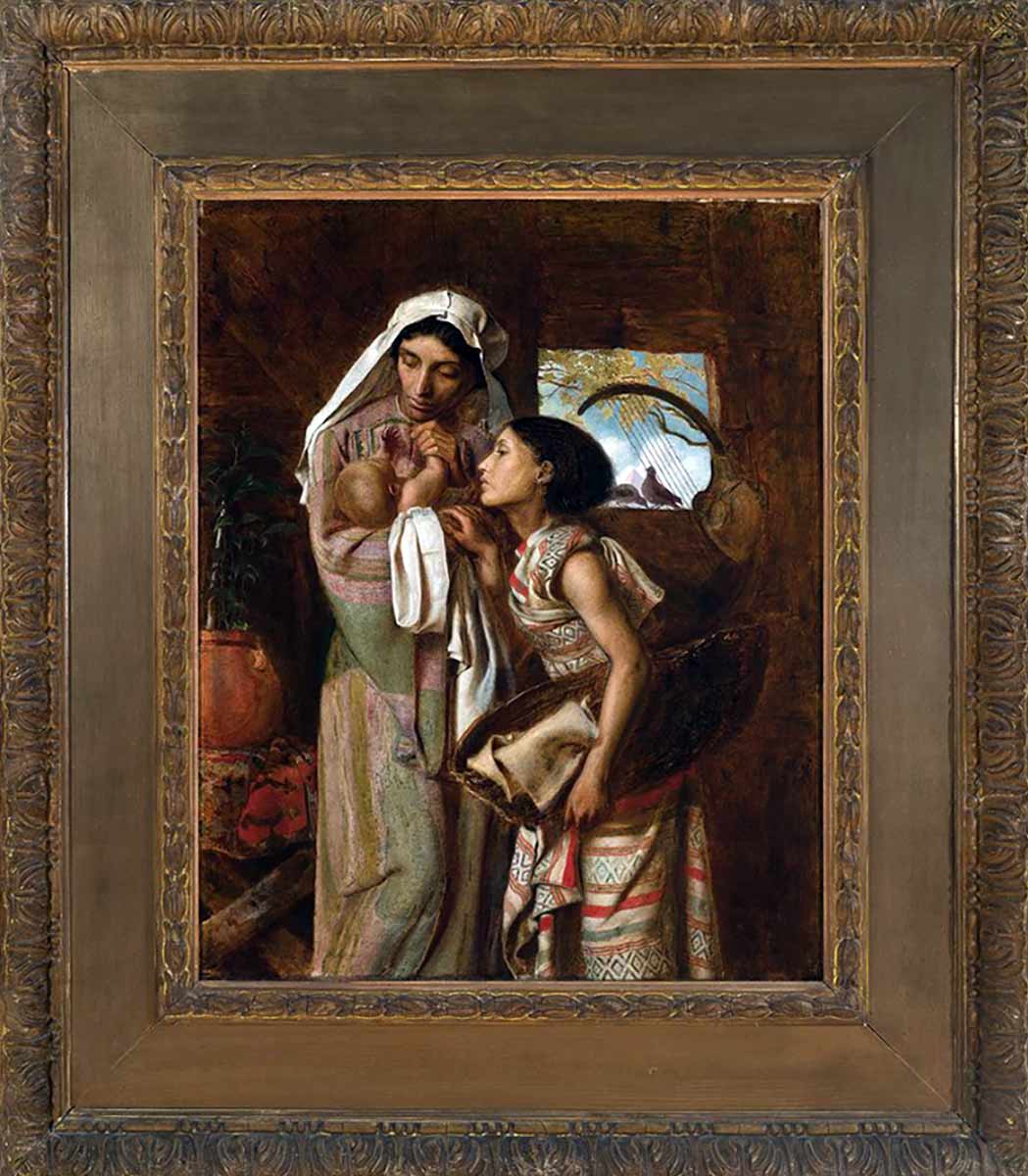 solomon the mother of moses painting