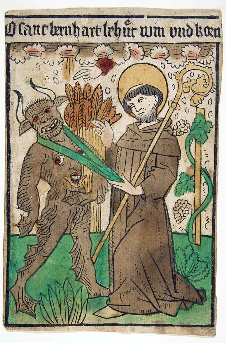st bernard and the devil