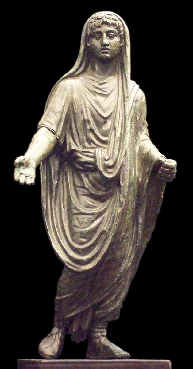 statue genius paterfamilias