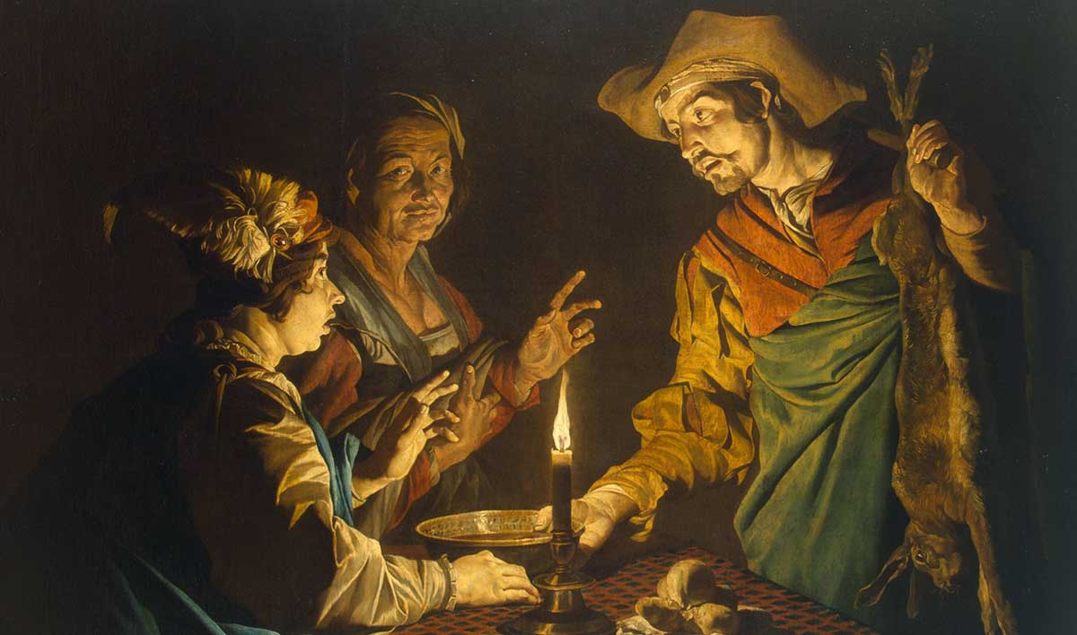 stom esau and jacob painting