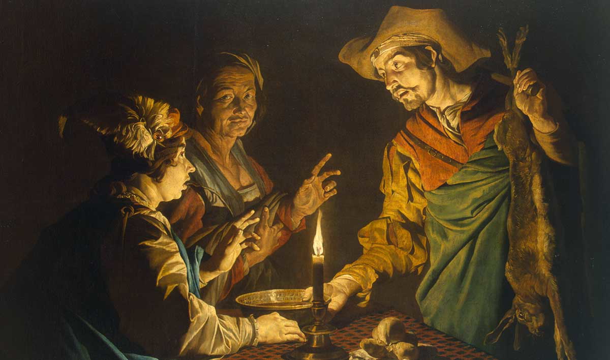 stom esau and jacob painting