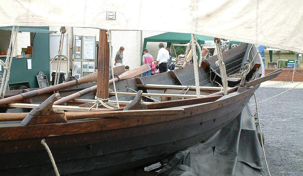 sutton hoo boat replica