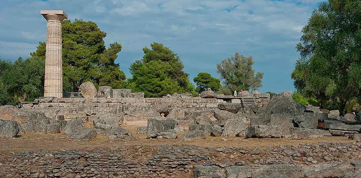 temple of zeus olympia olympics