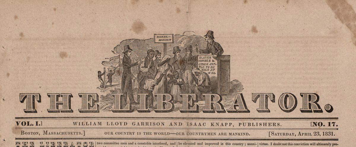 the liberator masthead anti slavery