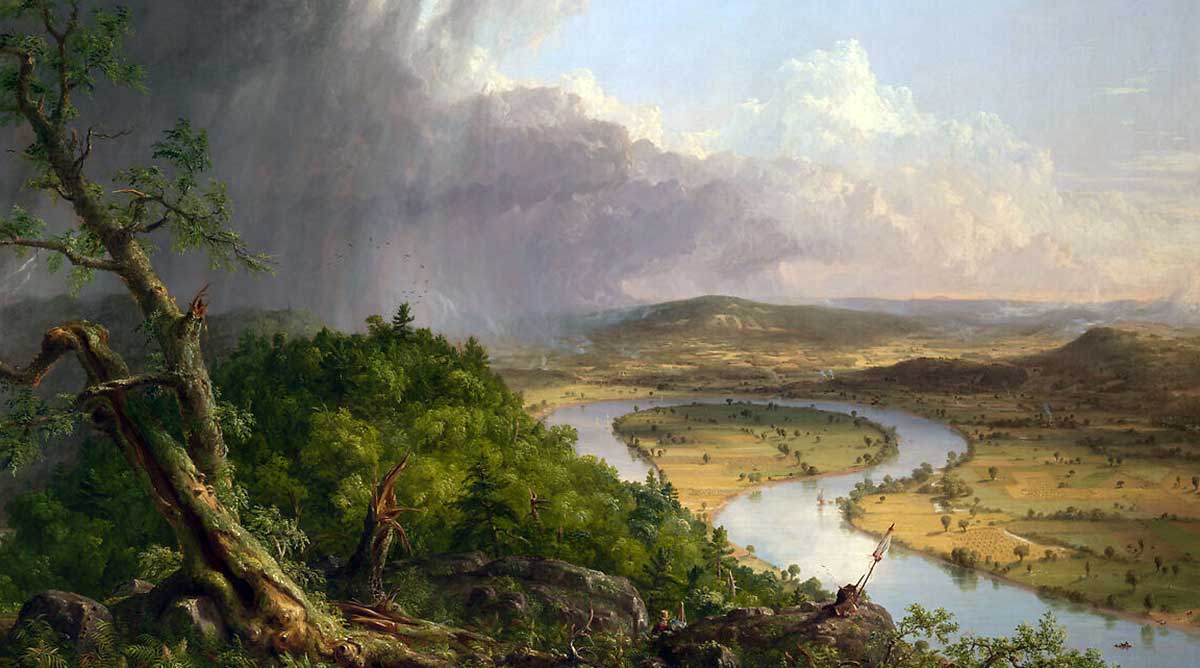 thomas cole oxbow painting