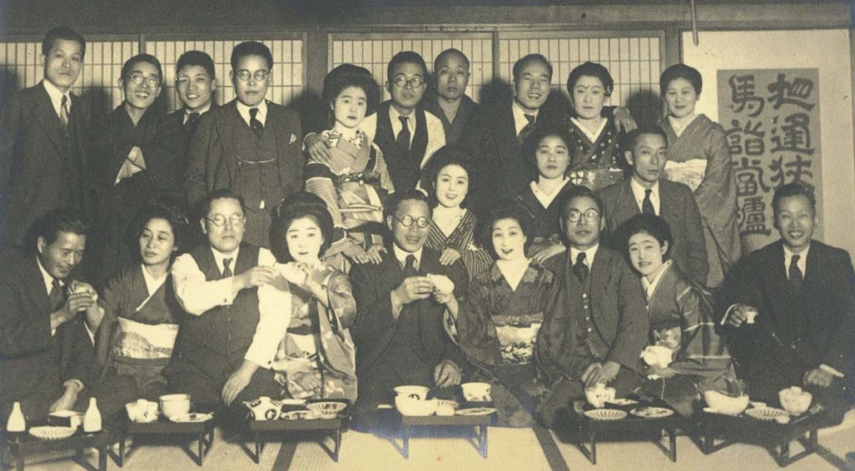 typical geisha party osaka 1930s
