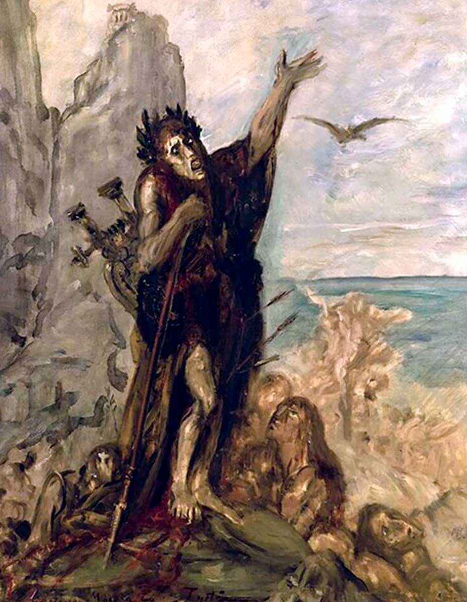 tyrtaeus gustave moreau 1882