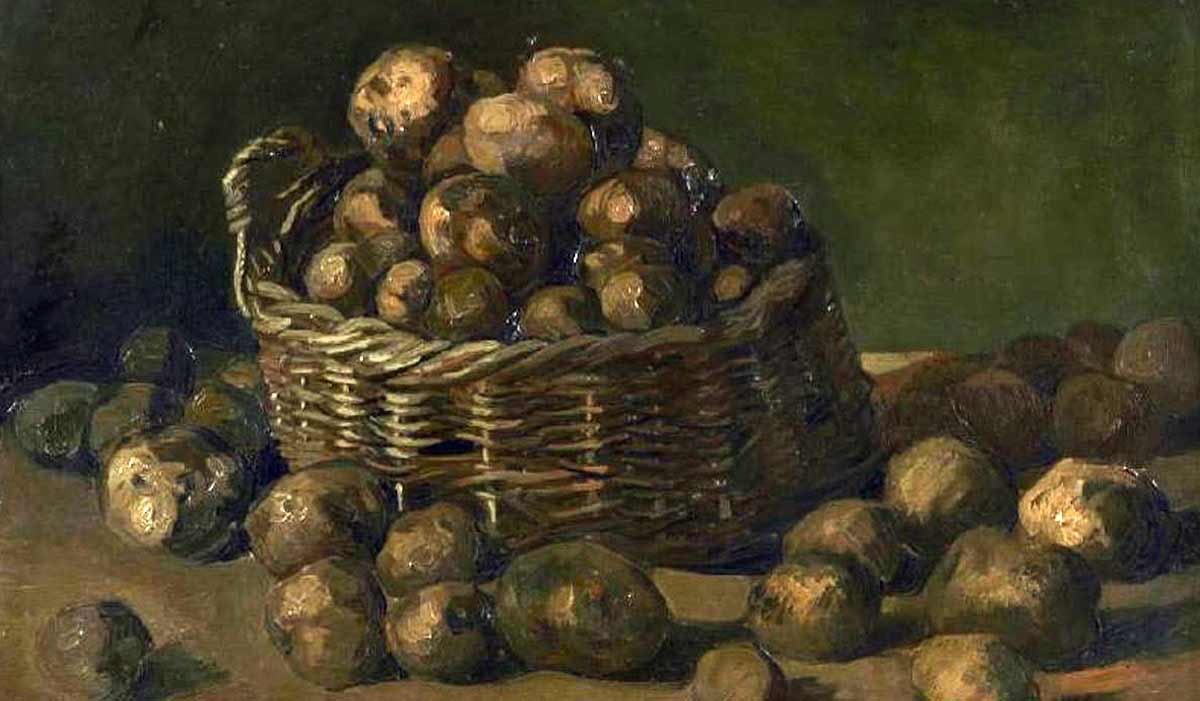 van gogh basket of potatoes