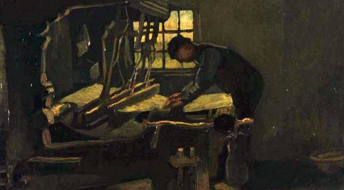 van gogh loom with weaver