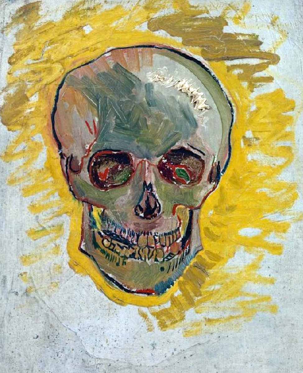 van gogh skull