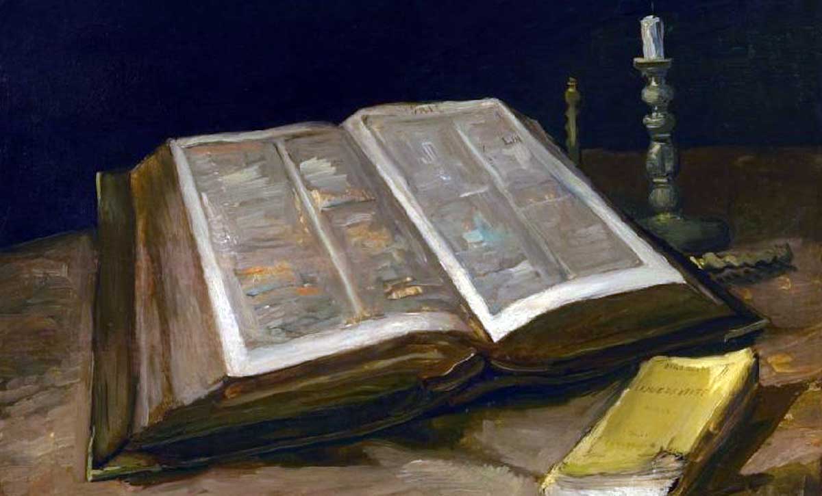 van gogh still life with bible