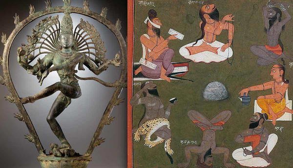 The Seven Sages and shiva sculpture