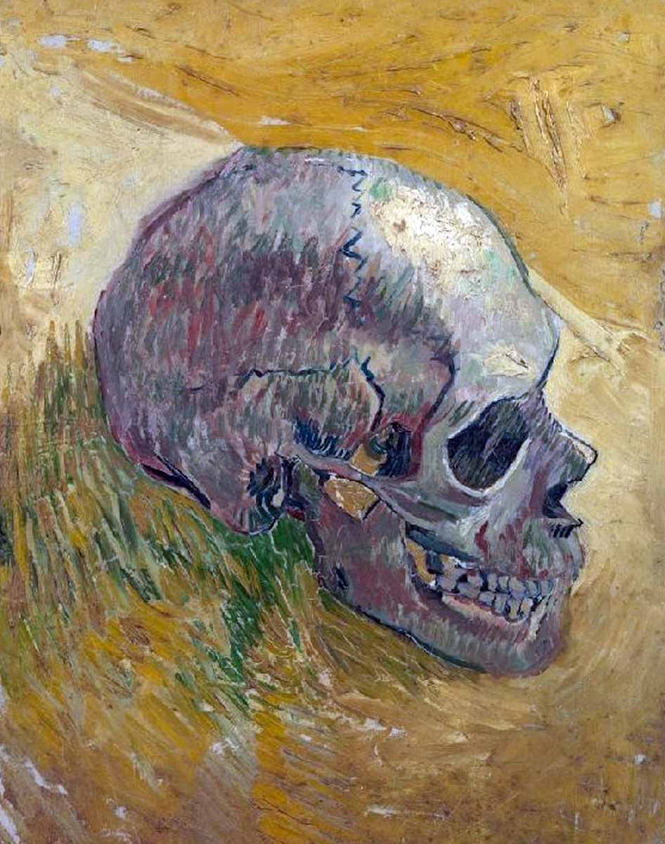 vincent van gogh skull