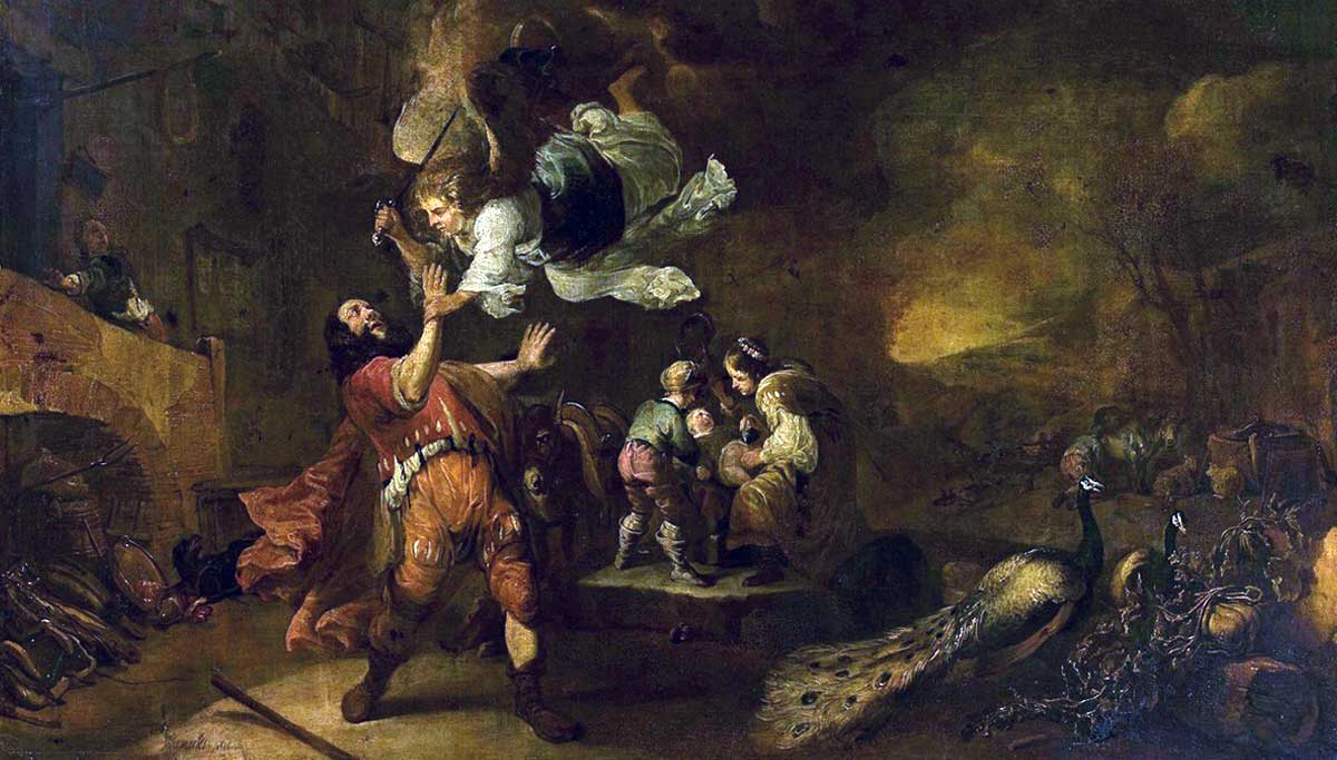 weenix the circumcision of moses son painting