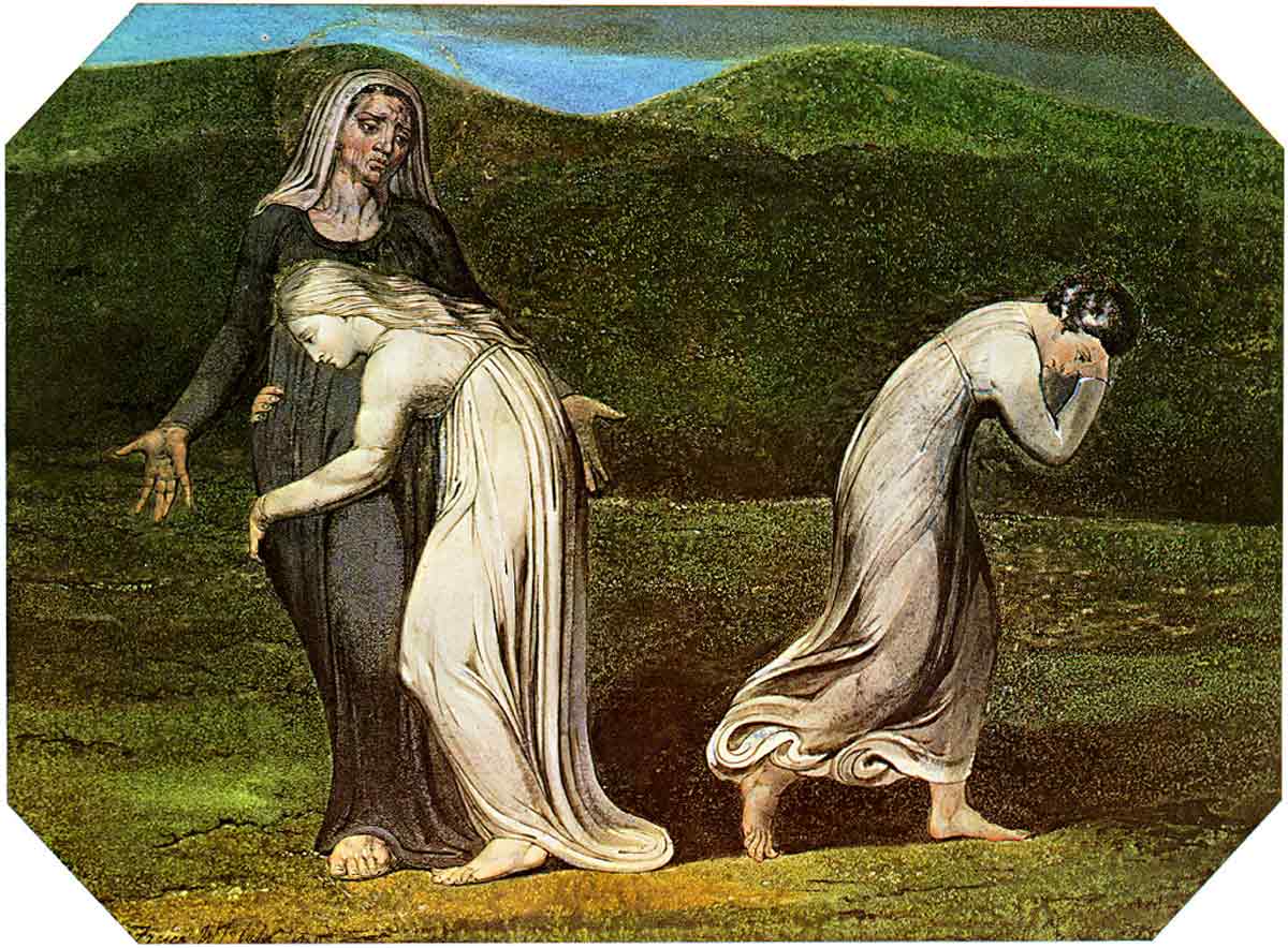william blake naomi entreating ruth