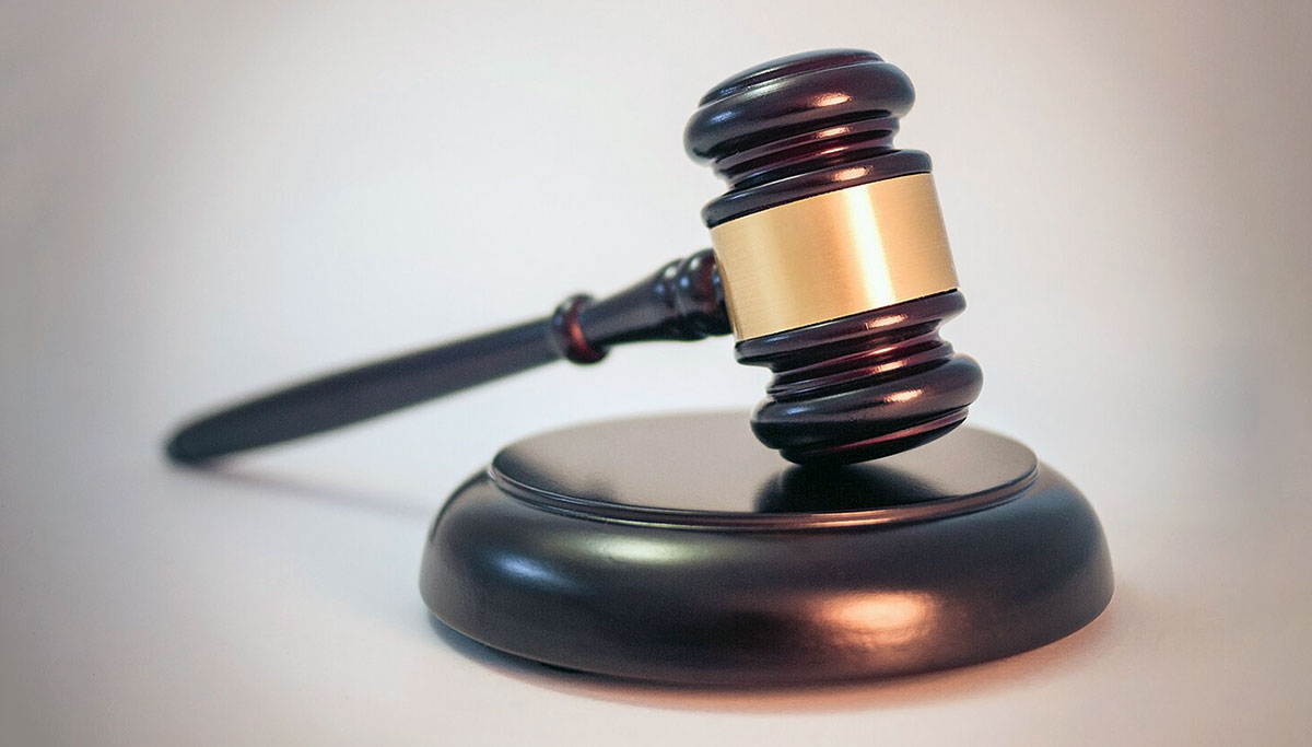 wood and gold gavel