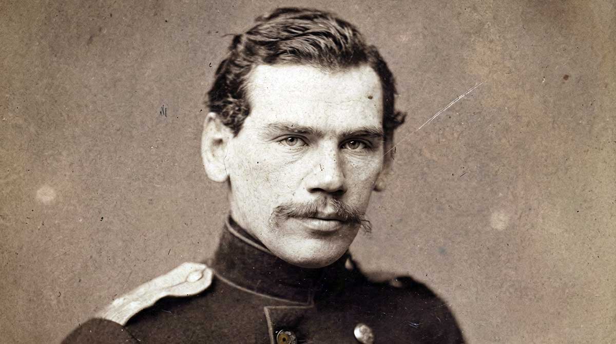 young leo tolstoy uniform