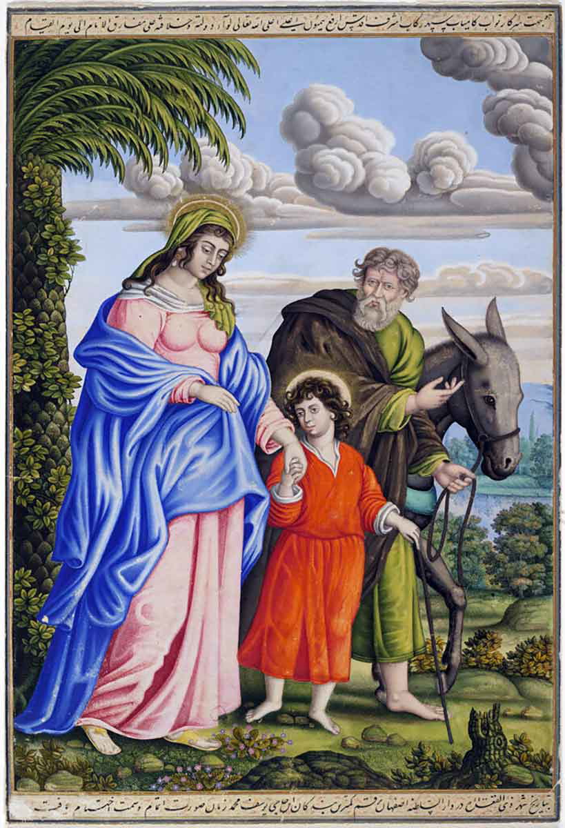 zaman return from flight into egypt painting