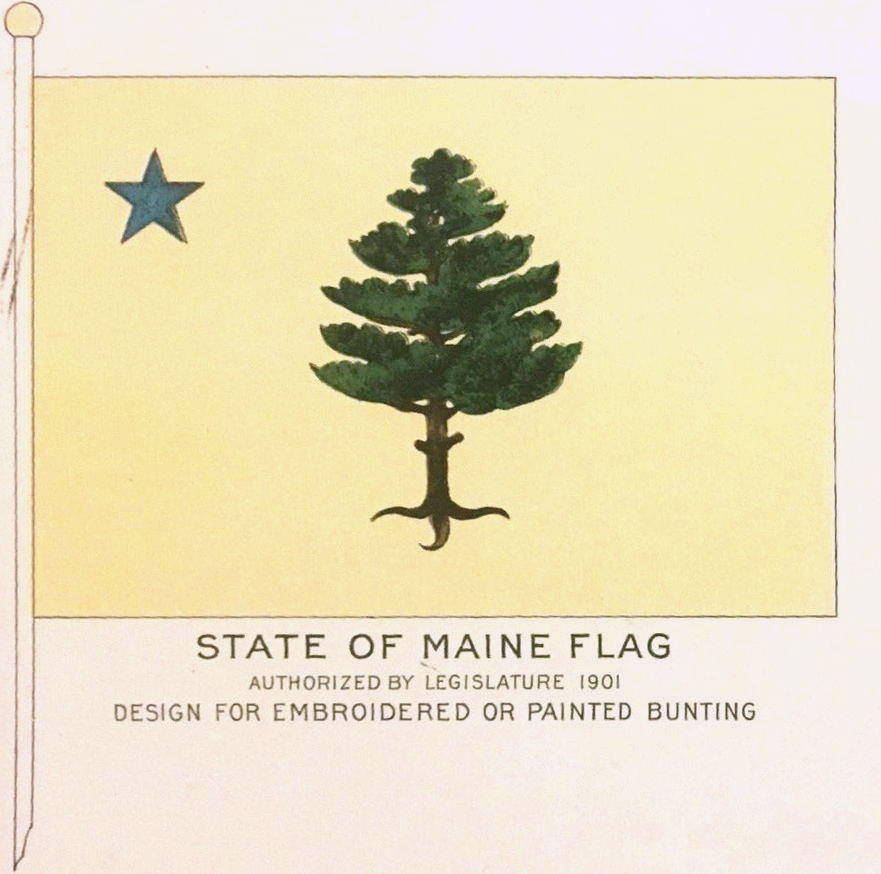 1901 Maine Flag
