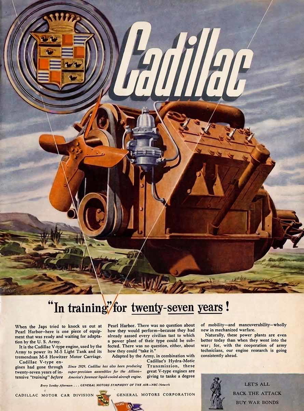 1944 cadillac advert