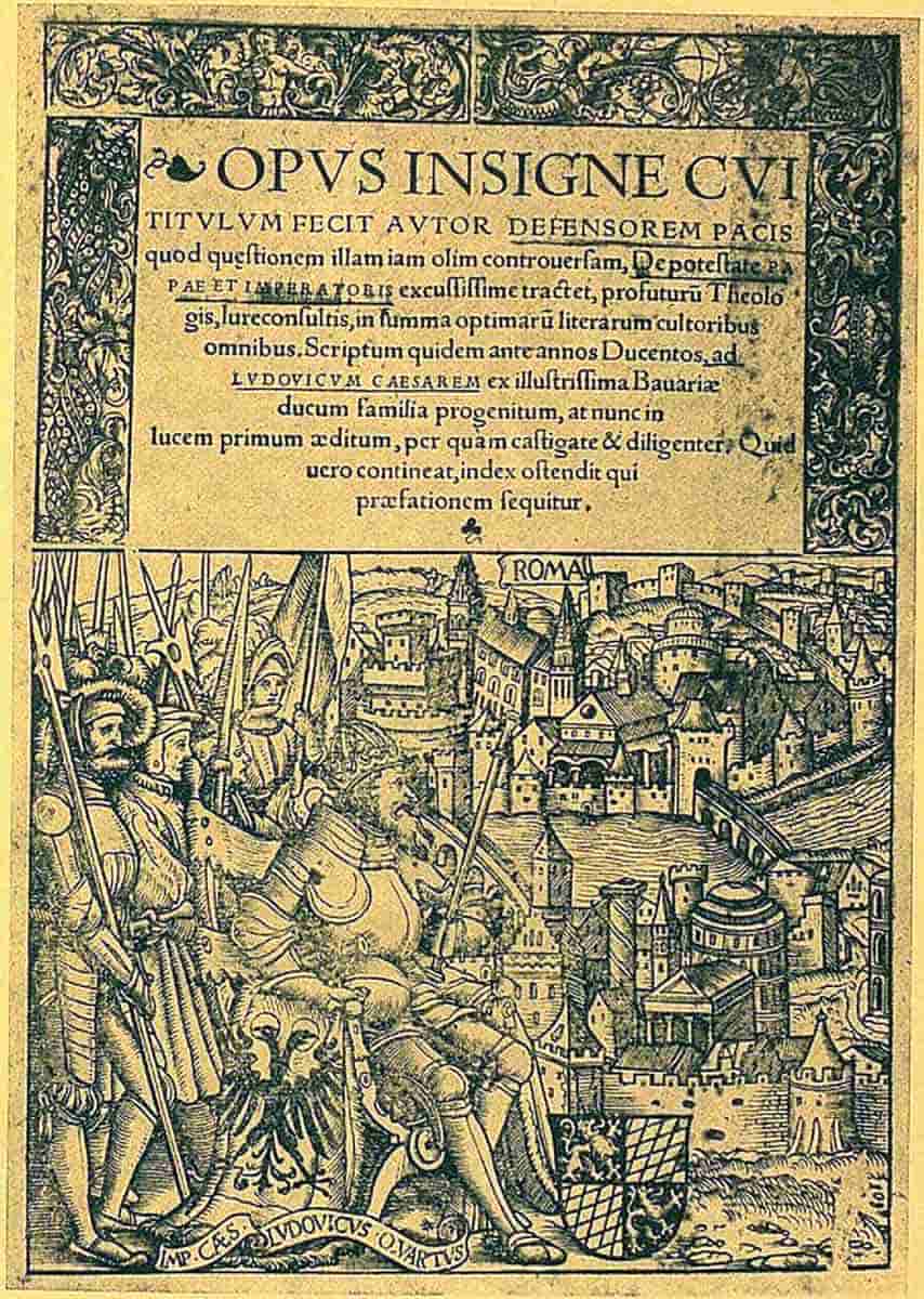 Defensor pacis Marsilius